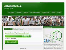Tablet Screenshot of gbi-ev.org